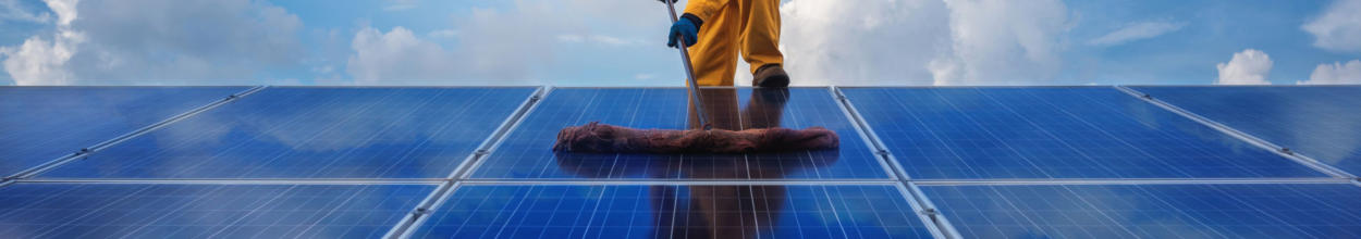 Čiščenja solarnih panelov